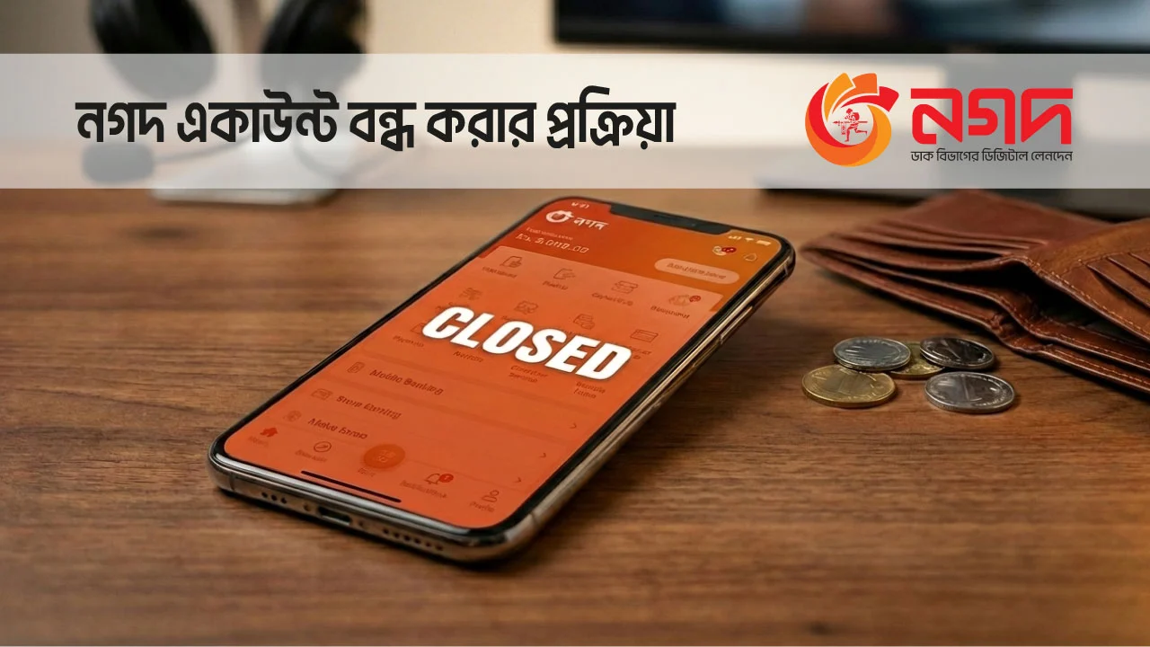 নগদ একাউন্ট বন্ধ করার নিয়ম