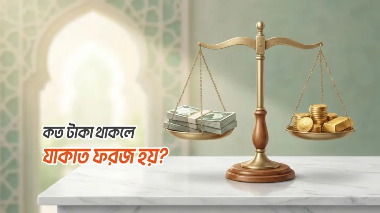 বর্তমানে কত টাকা থাকলে যাকাত ফরজ হয়?